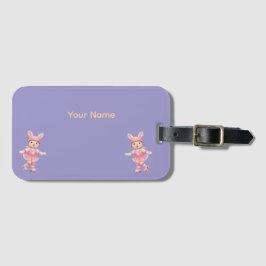 Cute Bunny School Name Label – Kids Back to School Bagagebricka