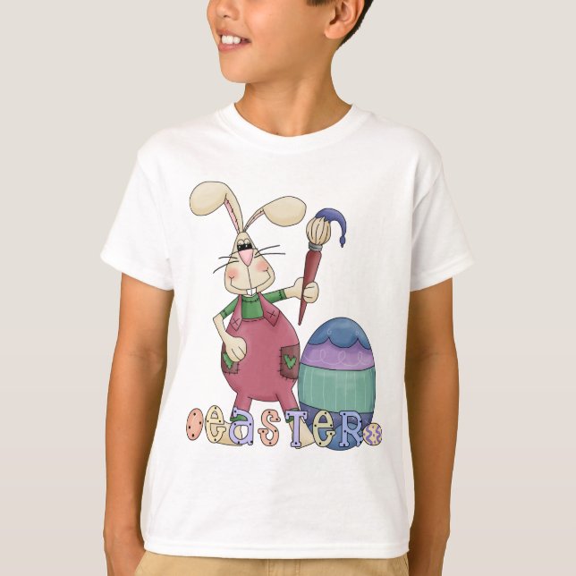 Cute Bunny Shirt för barn T-shirt (Framsida)