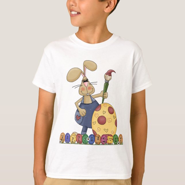 Cute Bunny Shirt för barn Tee (Framsida)