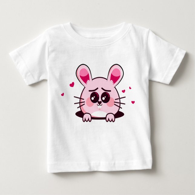 Cute bunny t shirt (Framsida)