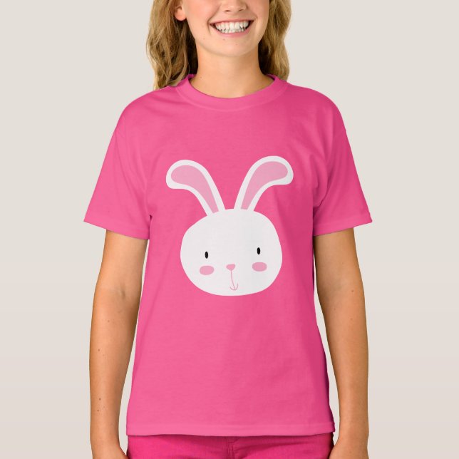 Cute Bunny T Shirt (Framsida)