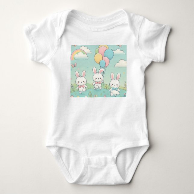 Cute bunny t shirt (Framsida)