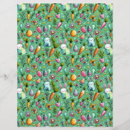 Cute bunny, temat Påsk-skrot papper