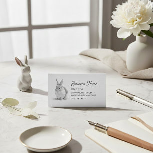 Cute Bunny Visitkort