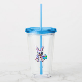 Cute Bunny with a Basket Take Away Mugg