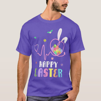 Cute Bunny With Bandana Heart Glasses Bubblegum Ea T Shirt