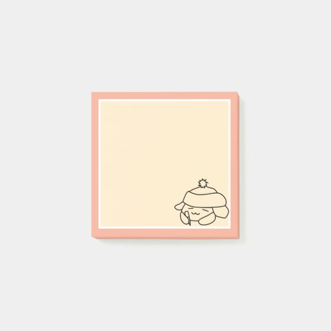 Cute Bunny Writer Post-it Block (Framsida)