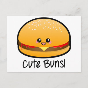 Cute Buns Vykort