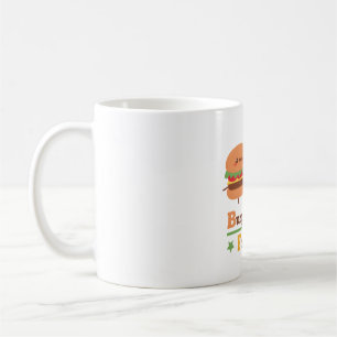 Cute Burger och Fries Friends BFF Funny Kaffemugg