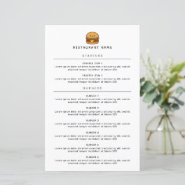 Cute Burger Restaurang Meny