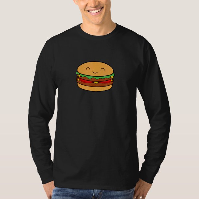 Cute Burger T Shirt (Framsida)