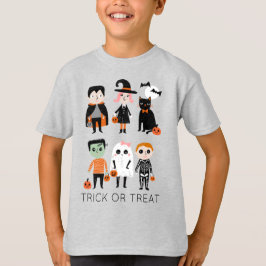 Cute bus eller godis halloween-barn t shirt