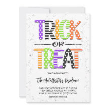 Cute Bus eller godis Halloween Costume Party