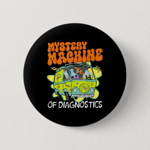 Cute Buss Lab Vecka 2025 Retro Myasty Maskin of Di Knapp