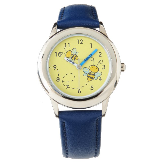 Cute Busy Humla Wrist Watch Armbandsur (Framsida)