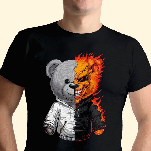 Cute but Creepy Hauny Nalle Halloween T Shirt (Skapare uppladdad)