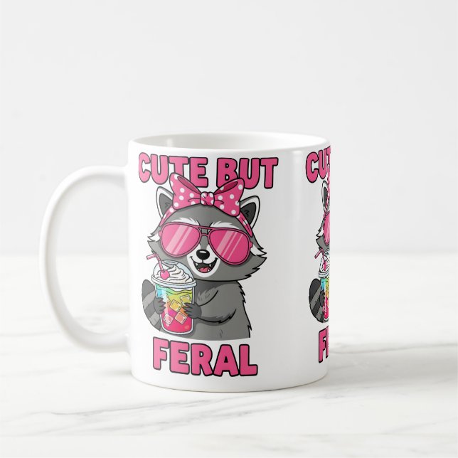 Cute but Feral Kaffemugg (Vänster)