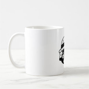 Cute but Ledsen Closed Ansikte Kaffemugg