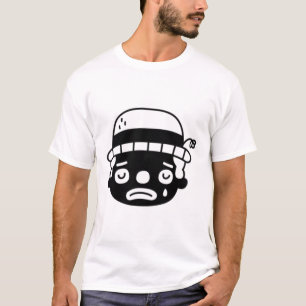Cute but Ledsen Closed Ansikte T Shirt