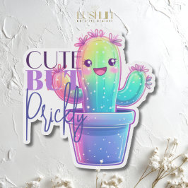 Cute but prickly Cactus - Funny Succult Design Klistermärken