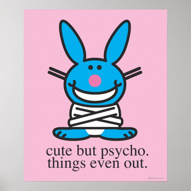 Cute but Psycho Poster (Framsidan)