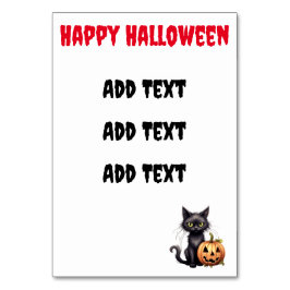 Cute but Scary Black Cat Bordsnummer