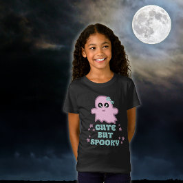 Cute but Spooky Halloween Slogan Graphic T Shirt