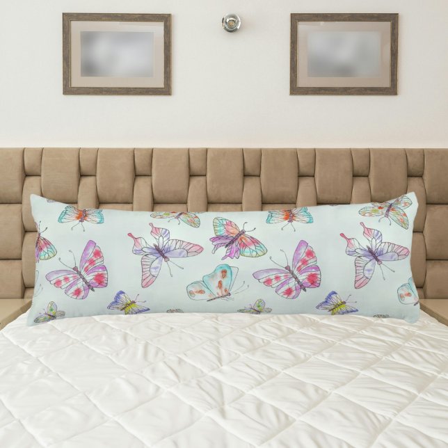 Cute Butterflies Kroppskudde (Skapare uppladdad)