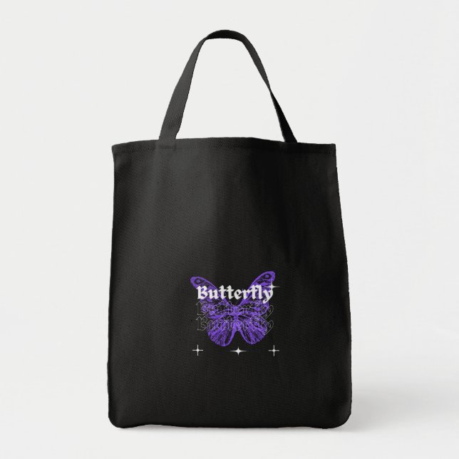 cute butterfly art design  tygkasse (Framsidan)