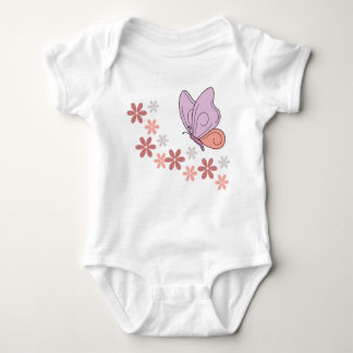 Cute Butterfly blommigt art T Shirt