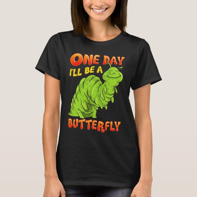 Cute Butterfly Caterpillar Top for Girls with Sayi T Shirt (Framsida)