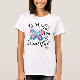 Cute Butterfly Inspirational Quote Girly Whimsical T Shirt