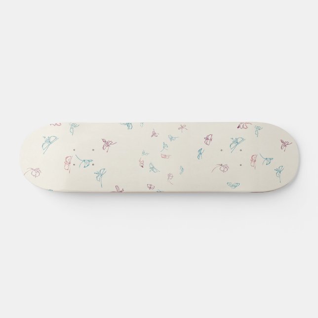 Cute Butterfly Mini Skateboard Bräda 18,5 Cm (Horz)