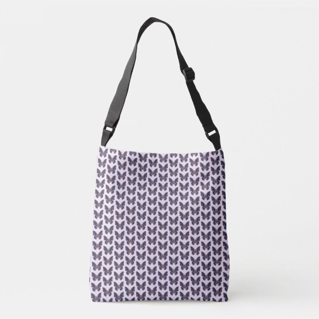 Cute Butterfly Mode Crossbody Bag Axelväska (Baksida)