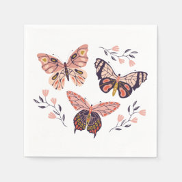 Cute Butterfly Napkins Pappersservett