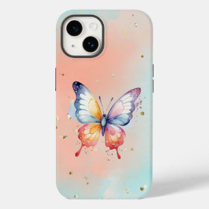 Cute butterfly och soft pastel base