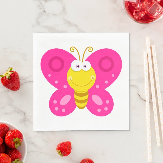Cute Butterfly Pappersservett (Skapare uppladdad)