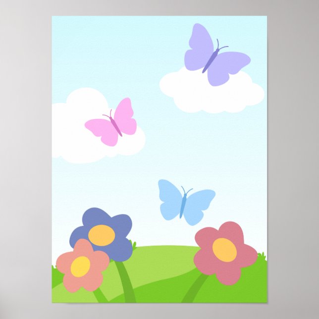 Cute Butterfly Poster  (Framsidan)