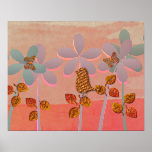 Cute Butterfly Poster (Framsidan)