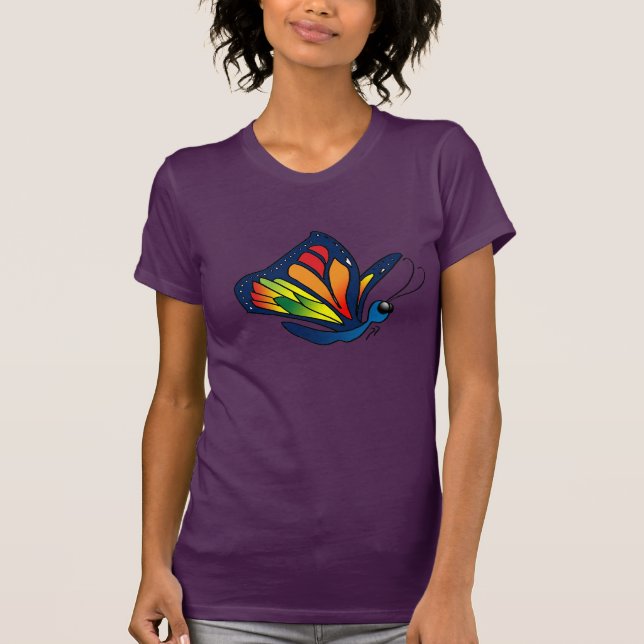 Cute Butterfly Tee Shirt (Framsida)