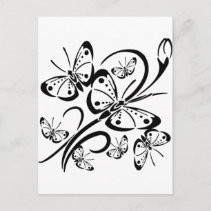 Cute Butterfly Vykort