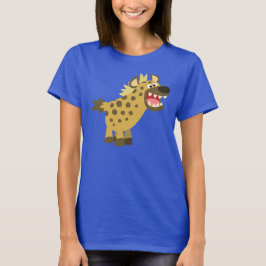 Cute Cackling Tecknad Hyena Women T-Shirt