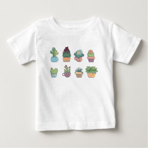 Cute Cactus Collector Kawaii Succulent Älskare T Shirt