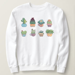 Cute Cactus Collector Kawaii Succulent Älskare T Shirt