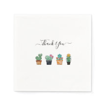 Cute Cactus Greenery Flower Tack