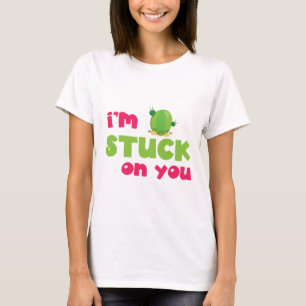 Cute Cactus Im sitter fast på dig T Shirt
