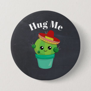 Cute Cactus in a Sombrero Hug Me Knapp