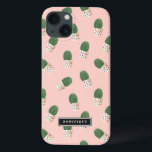 Cute Cactus in Hearts Pots Mönster Anpassningsbar<br><div class="desc">Cute och modern iPad Air fodral med grönt-aktus i målade hjärtan med  rosa. Personligen kommer fodral att bli perfekt som gåva.</div>