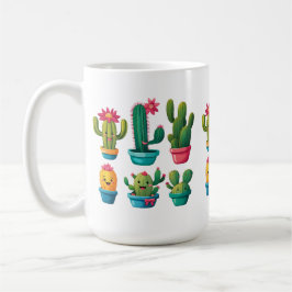 Cute Cactus Kaffemugg