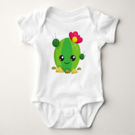 Cute Cactus, Kawaii Cactus, Grönt Cactus, Flowers T Shirt